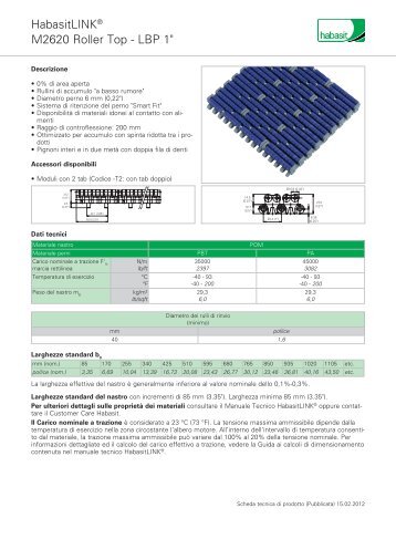 m2620 lbp-it-it.indd - Habasit