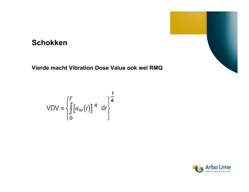 Verschillende manieren om trillingsmetingen te interpreteren.