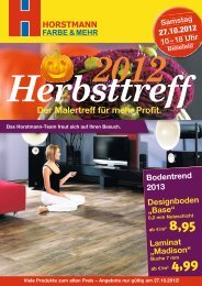 Der Malertreff fÃ¼r mehr Profit. - Horstmann Profi-Website