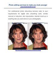Photo editing services to make you look younger