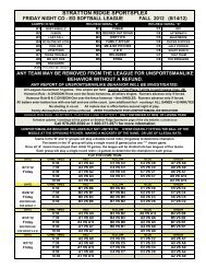 STRATTON RIDGE SPORTSPLEX - City Of Clute, Texas