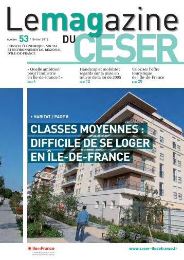 Une Magazine CESR - CESER Ile-de-France