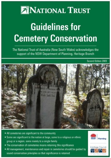 Guidelines for Cemetery Conservation - National Trust of Australia