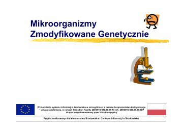 Mikroorganizmy Zmodyfikowane Genetycznie - Centrum Informacji o ...