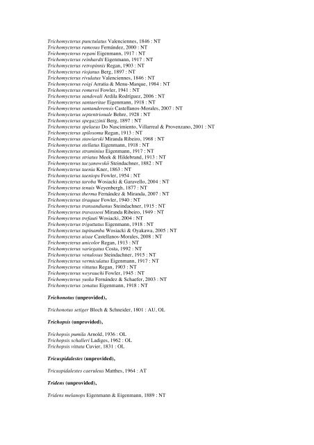 Vertebrates-Fish checkList - FADA