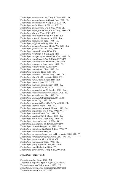 Vertebrates-Fish checkList - FADA