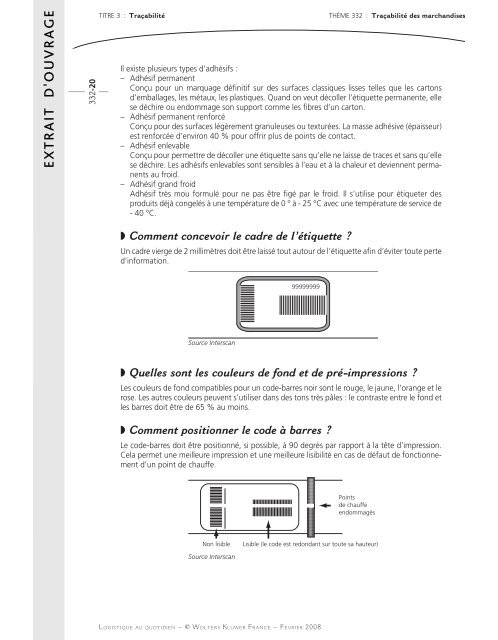 Extraits d'ouvrage - WK Transport Logistique