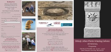 Edinburgh, Lothians & Borders Archaeology Conference