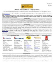 Shriram Transport Finance Company Limited - Karvy