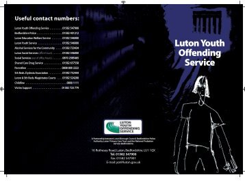 Youth Offenders AW - Luton Borough Council