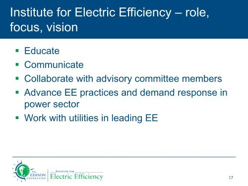 Potential for Energy Efficiency in the Power Sector and Role of ...