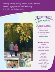 Spectrum Generations 2012 Annual Report