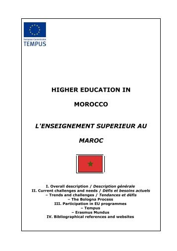 higher education in morocco l'enseignement ... - EACEA - Europa