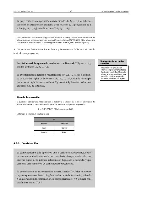 El modelo relacional y el Ã¡lgebra relacional - Dataprix