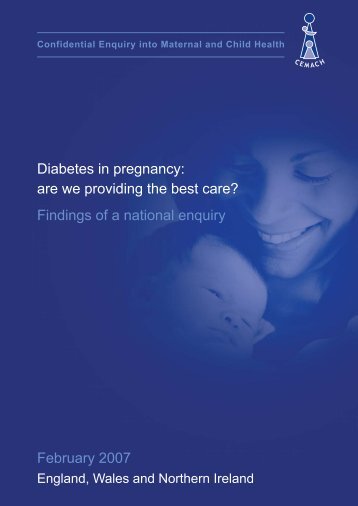 Diabetes in pregnancy: are we providing the best care ... - HQIP