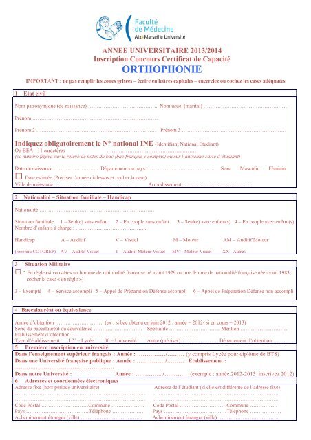 ORTHOPHONIE - Timone.univ-mrs.fr