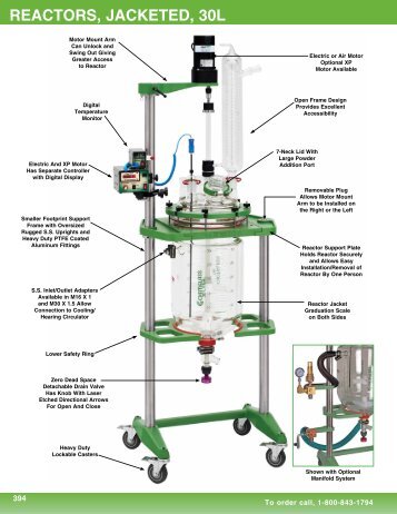 REACTORS, JACKETED, 30L