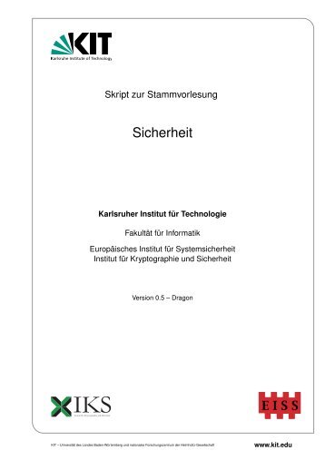 VorlÃ¤ufiges Skript (V. 0.5) - IKS - KIT