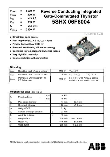 5SHX 06F6004 - 5S Components