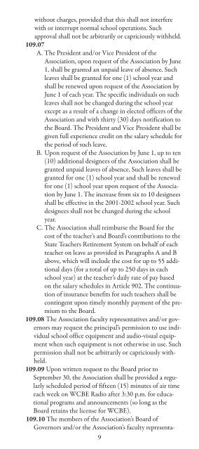 Master Agreement 2005 - State Employment Relations Board