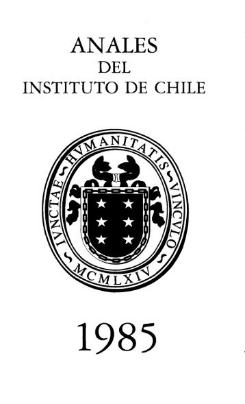 ANALES - Instituto de Chile