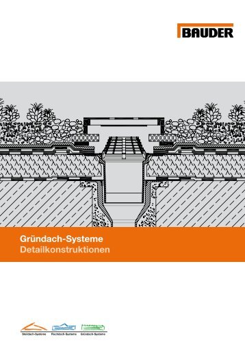 Gründach-Systeme Detailkonstruktionen