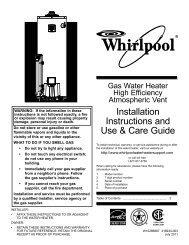 Owners Manual - Whirlpool