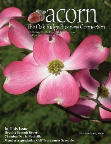 acorn April May 2009 - Oak Ridge Chamber of Commerce