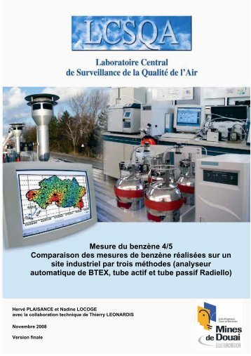 Mesure du benzène 4/5 Comparaison des mesures de ... - LCSQA