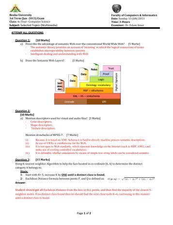 Page 1 of 2 Subject: Selected Topics (Multimedia) ected Topics ...