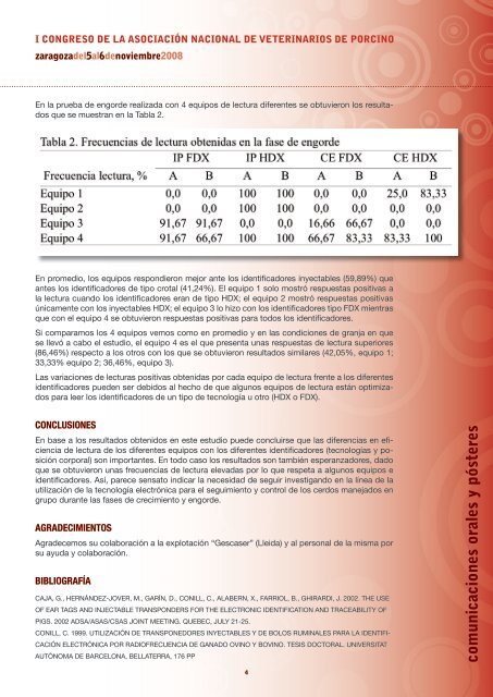 Evaluación del comportamiento de lectores estacionarios para ...