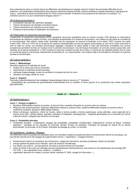 Licence mention Informatique - UniversitÃ© Paris 13