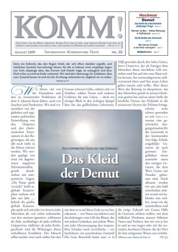 Das Kleid der Demut - Cd-Mission