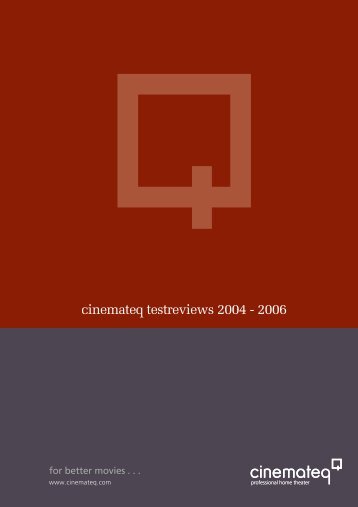 cinemateq testreviews 2004 - 2006