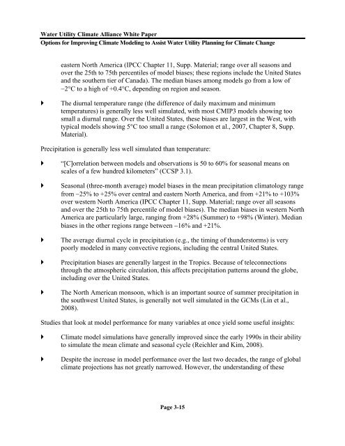 Options for Improving Climate Modeling to Assist Water Utility ...