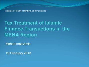 Presentation - Mohammed Amin's website