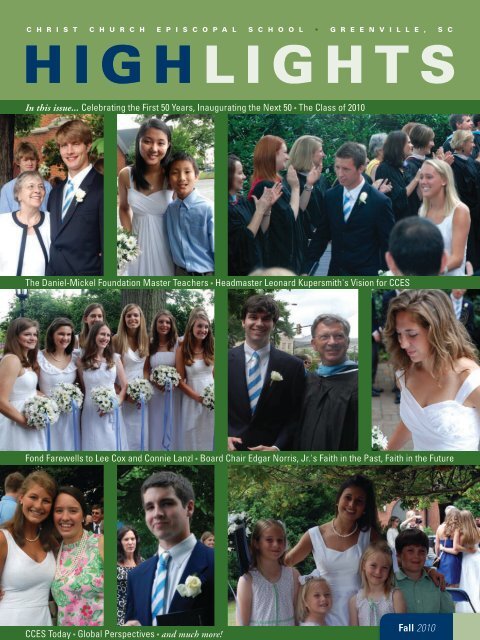 Fall 2010 Highlights - Front Page - Christ Church Episcopal School