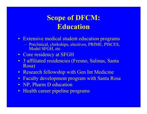 FCM Strategic Planning Priorities - Family and Community Medicine ...