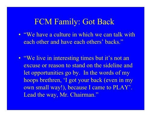 FCM Strategic Planning Priorities - Family and Community Medicine ...