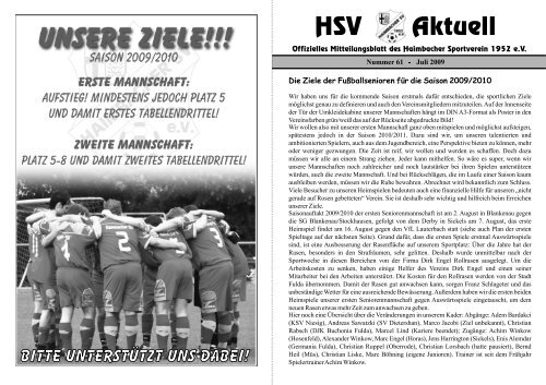 HSVAktuell072009.pdf - Haimbacher SV