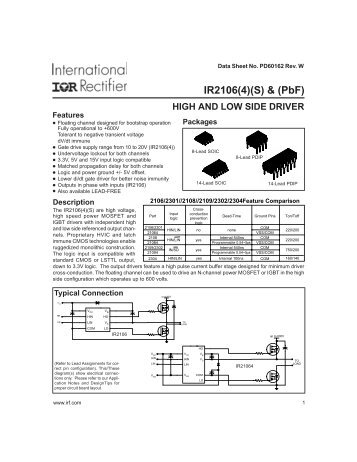 IR2106(4)(S) & (PbF) revW.P65