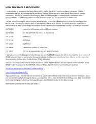 HOW TO CREATE A BPQ32 NODE: - Cascade Amateur Radio Society