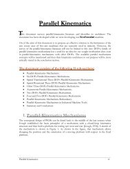 Parallel Kinematics T - Simplex CNC Systems