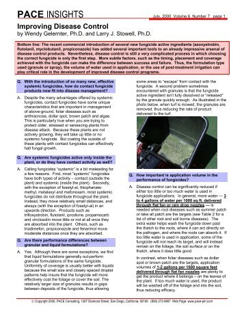 PACE INSIGHTS - PACE Turf