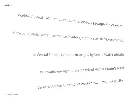 Business Overview 2009 (pdf - 6.8MB) - Veolia Water