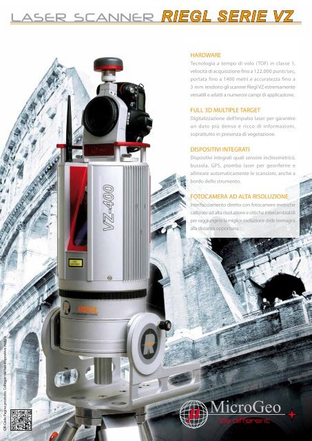 Scanner Riegl VZ-1000