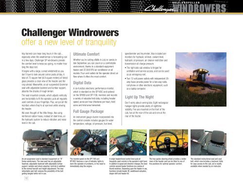 windrowers sp series - Challenger