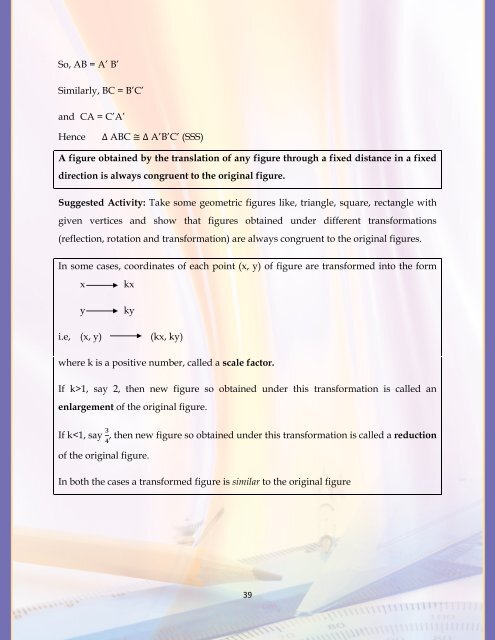 CORE Coordinate Geometry and Transformations - New Indian ...