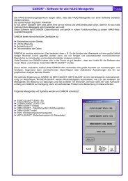 DAMON - Software für alle HAAG-Messgeräte - HAAG Elektronische ...