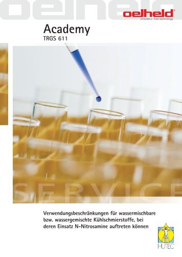 TRGS 611 "VerwendungsbeschrÃ¤nkungen fÃ¼r ... - oelheld GmbH